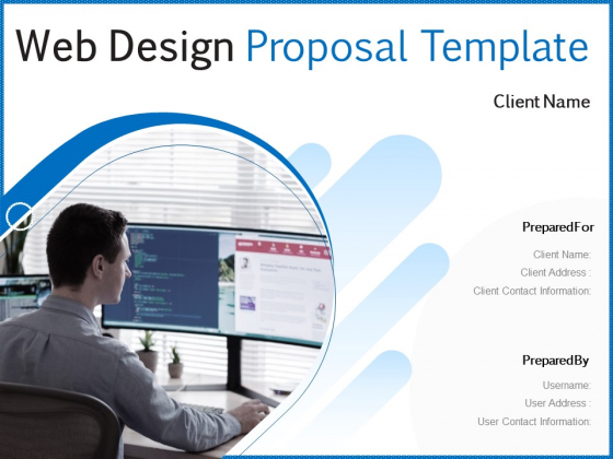 Web Design Proposal Template Ppt PowerPoint Presentation Complete Deck With Slides
