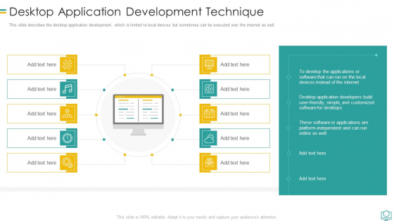 Web Development Desktop Application Development Technique Background PDF