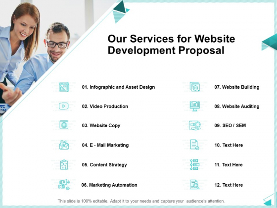 Web Development IT And Design Templates Our Services For Website Development Proposal Designs PDF Web Development IT And Design Templates Our Services For Website Development Proposal Designs PDF