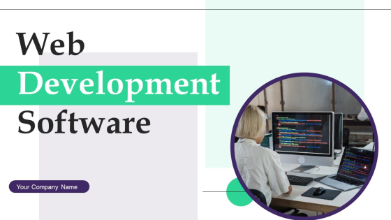 Web Development Software Ppt PowerPoint Presentation Complete Deck With ...
