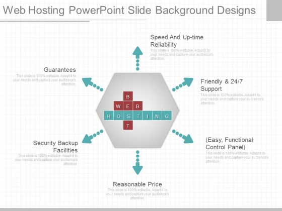 Web Hosting Powerpoint Slide Background Designs