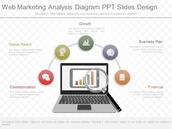 Web Marketing Analysis Diagram Ppt Slides Design Web Marketing Analysis Diagram Ppt Slides Design