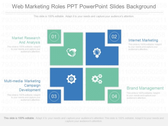 Web Marketing Roles Ppt Powerpoint Slides Background Web Marketing Roles Ppt Powerpoint Slides Background