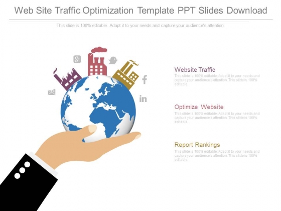 Web Site Traffic Optimization Template Ppt Slides Download Web Site Traffic Optimization Template Ppt Slides Download