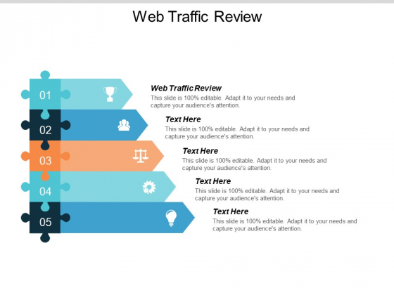 Web Traffic Review Ppt PowerPoint Presentation Slides Grid Cpb