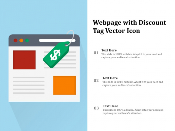 Webpage With Discount Tag Vector Icon Ppt PowerPoint Presentation Icon Example PDF Webpage With Discount Tag Vector Icon Ppt PowerPoint Presentation Icon Example PDF