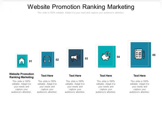 Website Promotion Ranking Marketing Ppt PowerPoint Presentation Layouts Slideshow Cpb Pdf