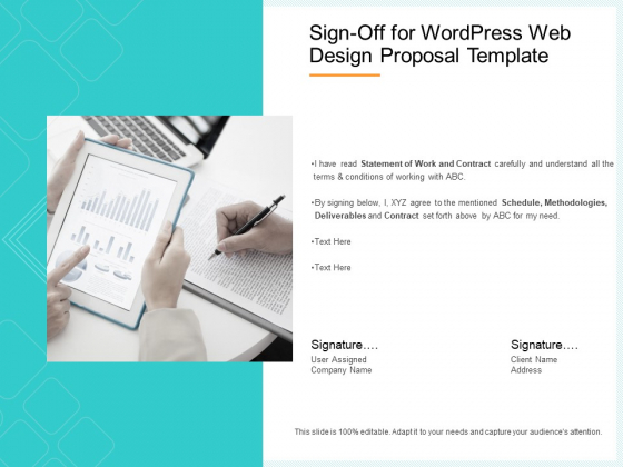 Website Revamp Quotation Sign Off For Wordpress Web Design Proposal Structure PDF Website Revamp Quotation Sign Off For Wordpress Web Design Proposal Structure PDF