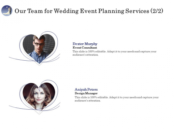 Wedding Affair Management Our Team For Wedding Event Planning Services Brochure PDF Wedding Affair Management Our Team For Wedding Event Planning Services Brochure PDF