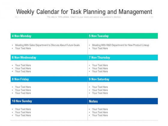 Weekly Calendar For Task Planning And Management Ppt PowerPoint Presentation File Designs Download PDF Weekly Calendar For Task Planning And Management Ppt PowerPoint Presentation File Designs Download PDF