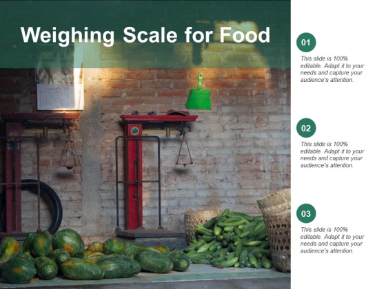Weighing Scale For Food Ppt PowerPoint Presentation Infographics Designs