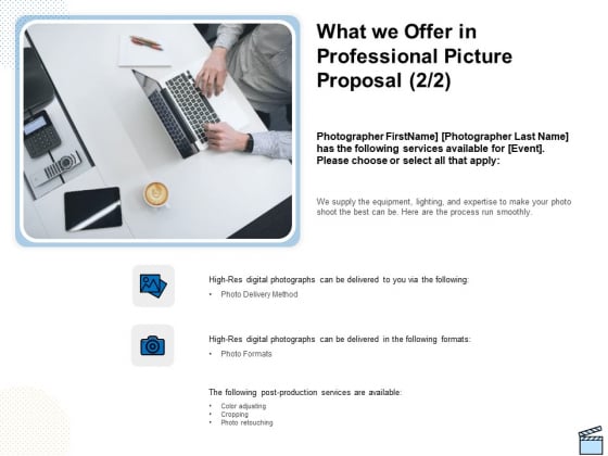 What We Offer In Professional Picture Proposal Post Ppt Outline Clipart PDF What We Offer In Professional Picture Proposal Post Ppt Outline Clipart PDF