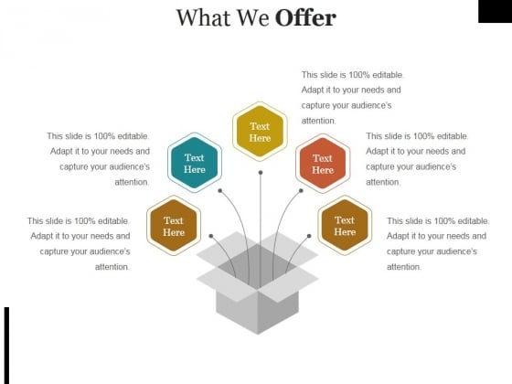 what we offer ppt powerpoint presentation infographic template maker infographic template maker
