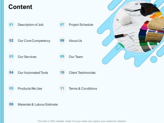 Whitewash Service Proposal Content Ppt Slides Download PDF Whitewash Service Proposal Content Ppt Slides Download PDF