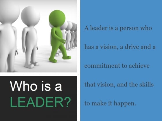 Who Is A Leader Ppt PowerPoint Presentation Design Ideas Who Is A Leader Ppt PowerPoint Presentation Design Ideas