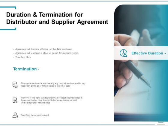 Wholeseller And Trader Contract Proposal Duration And Termination For Distributor And Supplier Agreement Mockup PDF Wholeseller And Trader Contract Proposal Duration And Termination For Distributor And Supplier Agreement Mockup PDF