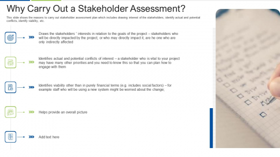 Why Carry Out A Stakeholder Assessment Professional PDF Why Carry Out A Stakeholder Assessment Professional PDF