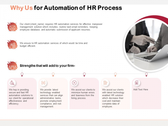 Why Us For Automation Of HR Process Ppt PowerPoint Presentation File Visuals PDF Why Us For Automation Of HR Process Ppt PowerPoint Presentation File Visuals PDF