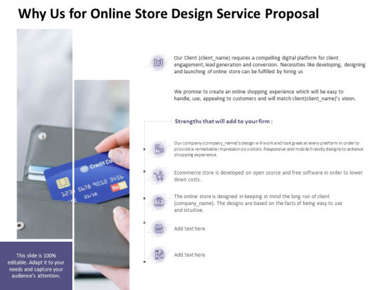 Why Us For Online Store Design Service Proposal Ppt PowerPoint Presentation Layouts Picture Why Us For Online Store Design Service Proposal Ppt PowerPoint Presentation Layouts Picture