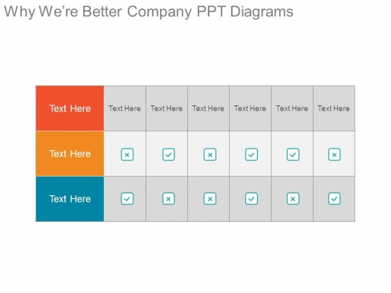 Why Were Better Company Ppt Diagrams Why Were Better Company Ppt Diagrams