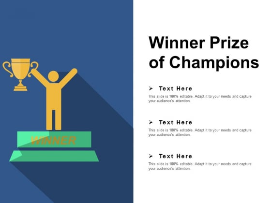 Winner Prize Of Champions Ppt PowerPoint Presentation Styles Design Templates