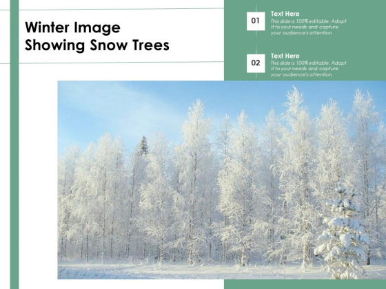 Winter Image Showing Snow Trees Ppt PowerPoint Presentation Outline Example PDF Winter Image Showing Snow Trees Ppt PowerPoint Presentation Outline Example PDF