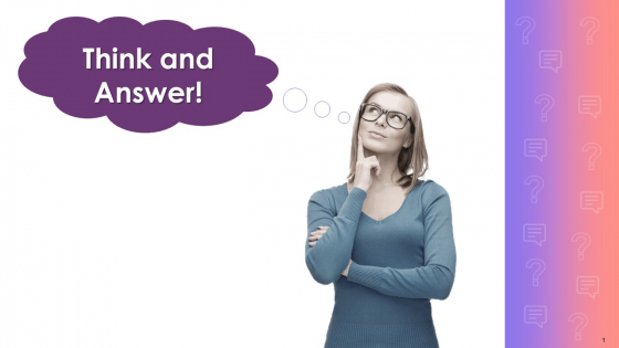Woman Thinking For An Answer Training Ppt