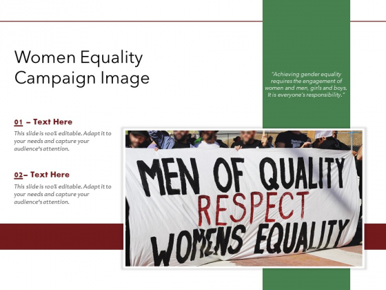 Women Equality Campaign Image Ppt PowerPoint Presentation Show Smartart PDF Women Equality Campaign Image Ppt PowerPoint Presentation Show Smartart PDF
