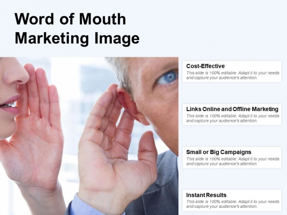 Word Of Mouth Marketing Image Ppt PowerPoint Presentation Infographics Format