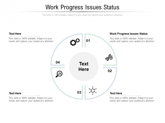 Work Progress Issues Status Ppt PowerPoint Presentation Icon Graphic Images Cpb Pdf