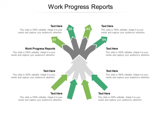 Work Progress Reports Ppt PowerPoint Presentation Portfolio Example File Cpb