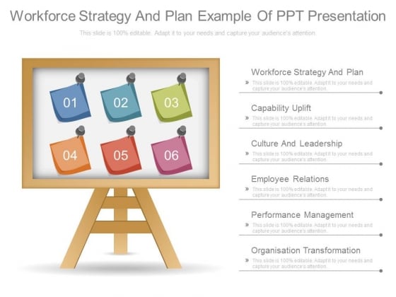 Workforce Strategy And Plan Example Of Ppt Presentation