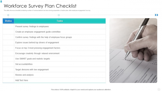 Workforce Survey Plan Checklist Structure PDF