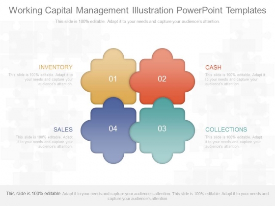Working Capital Management Illustration Powerpoint Templates