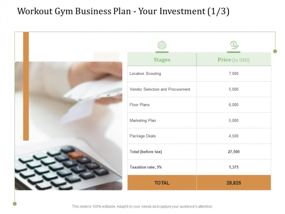 Workout Gym Business Plan Your Investment Deals Ppt Pictures Files PDF Workout Gym Business Plan Your Investment Deals Ppt Pictures Files PDF