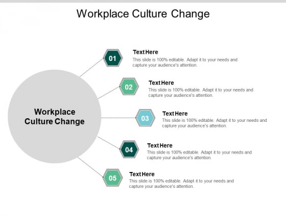Workplace Culture Change Ppt PowerPoint Presentation Styles Master Slide Cpb