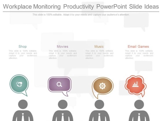 Workplace Monitoring Productivity Powerpoint Slide Ideas Workplace Monitoring Productivity Powerpoint Slide Ideas