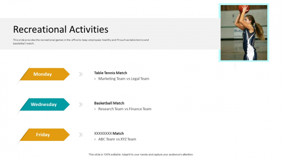 Workplace Wellness Recreational Activities Sample PDF Workplace Wellness Recreational Activities Sample PDF