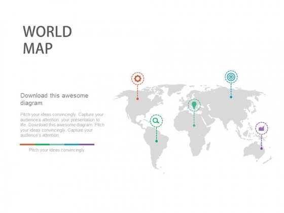 World Map With Icons For Global Business Powerpoint Slides World Map With Icons For Global Business Powerpoint Slides