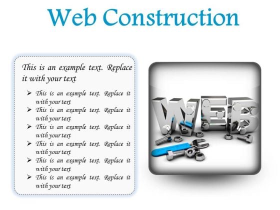 Web Construction Industrial PowerPoint Presentation Slides S Web Construction Industrial PowerPoint Presentation Slides S