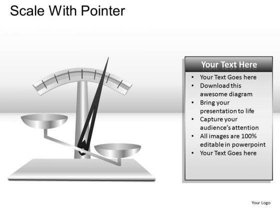 Weighing Scale With Pointer PowerPoint Slides And Ppt Graphics