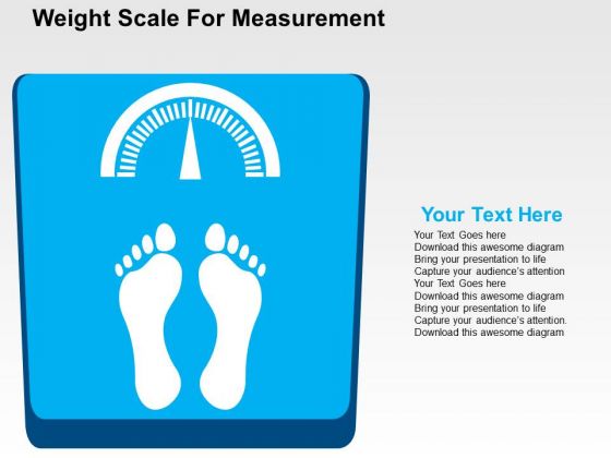 Weight Scale For Measurement PowerPoint Template Weight Scale For Measurement PowerPoint Template