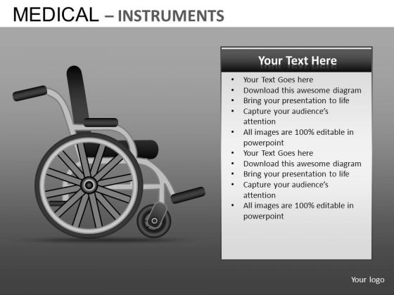 Wheel Chair Hospital PowerPoint Templates Wheel Chair Hospital PowerPoint Templates