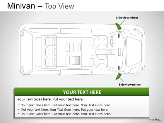 Wheel Green Minivan Top View Slides And Ppt Diagrams Templates Wheel Green Minivan Top View Slides And Ppt Diagrams Templates