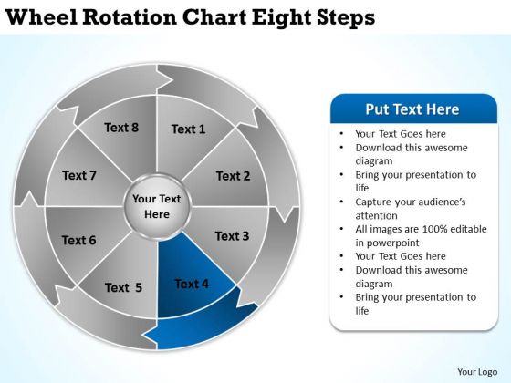 Wheel Rotation Chart Eight Steps Business Plans Examples PowerPoint Slides Wheel Rotation Chart Eight Steps Business Plans Examples PowerPoint Slides