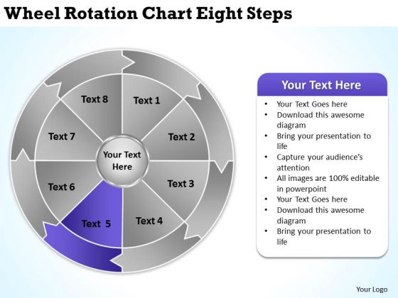 Wheel Rotation Chart Eight Steps Businessplan PowerPoint Templates Wheel Rotation Chart Eight Steps Businessplan PowerPoint Templates
