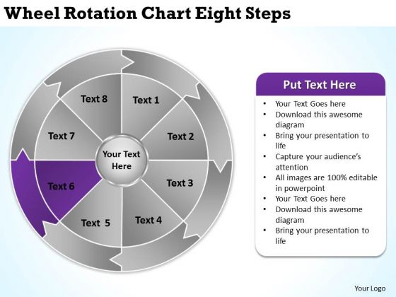 Wheel Rotation Chart Eight Steps How To Write Business Plan PowerPoint Templates Wheel Rotation Chart Eight Steps How To Write Business Plan PowerPoint Templates