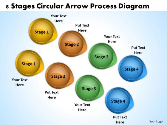 Windows Parallel Processing 8 Stages Circular Arrow Diagram PowerPoint Slides Windows Parallel Processing 8 Stages Circular Arrow Diagram PowerPoint Slides
