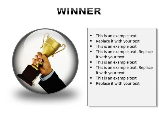 Winner Success PowerPoint Presentation Slides C Winner Success PowerPoint Presentation Slides C