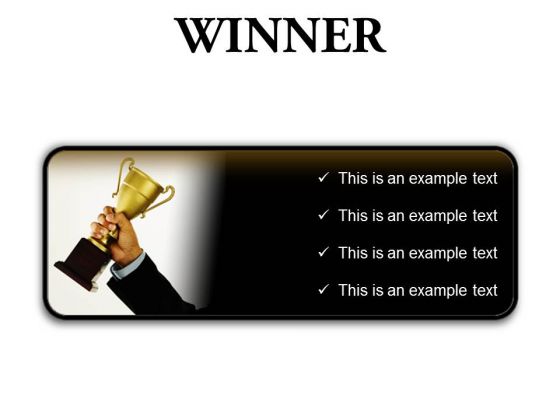 Winner Success PowerPoint Presentation Slides R Winner Success PowerPoint Presentation Slides R